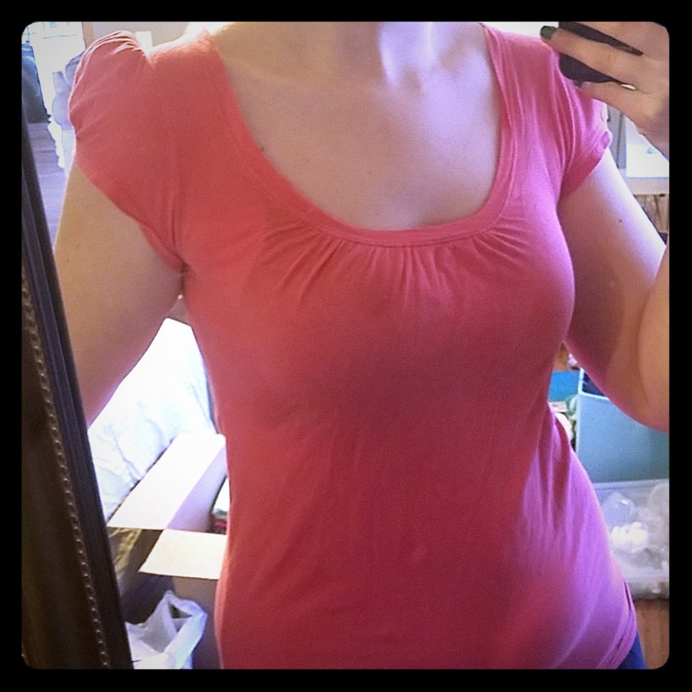 Cute 💕 Pink Ruffle Shirt